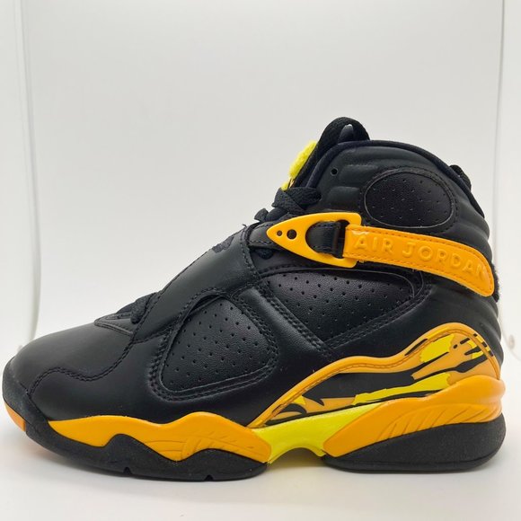 black and yellow jordan 8